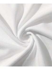 CHRISTMAS REINDEER Men's And Women's Short Sleeve T-Shirt, Round Neck, Letter Print, Casual, Summer - 白色 - 查看 3