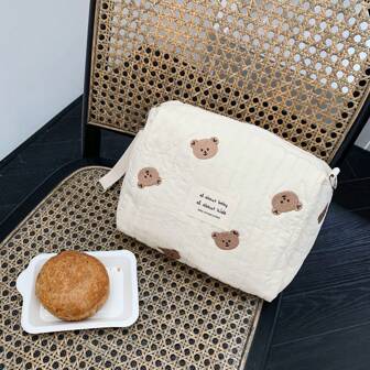 2024 Ny INS Dragkedja Broderad Blöjväska, Barnvagn Organisationsväska För Nappflaskor Och Blöjor, Moderskapsväska