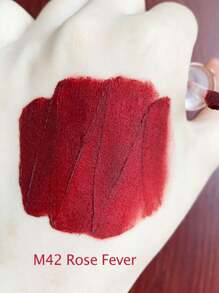 GIRLCULT Love Whisper Matte Lip Stain M42 Rose Fever|Creamy Texture,Dense And Silky| Soft Matte Lip Cream, Lightweight Liquid Lipstick|Long Lasting Full Coverage,GIFT - M42 Sốt Hoa Hồng - Xem 3