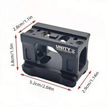 New UN Metal Riser Base For T2 FAST Romeo5, UN Low Profile Micro Black Sight Riser Mount - Multicolor - View 3