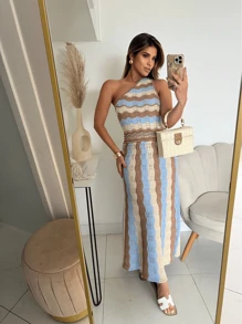 Dress - Baby Blue - View 1