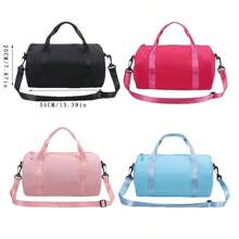 Borsa da danza personalizzata alla moda per donna, borsa a tracolla per ballo classico, latino, danza di strada, borsa a tracolla da viaggio per yoga (rosa)