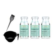 Kit 3 Proboo Fiber Prohall Hair Repair Ampoules + Bowl - 綠色 - 查看 2