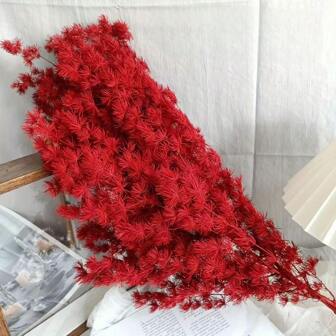 70-100g bondgårdsblommor av eukalyptus och tall, DIY-bukettmaterial, presentblomsterarrangemang, hem- och köksinredning, evig blomma, rörsgräsdekoration, lämplig för alla hjärtans dag, kinesiskt nyår, Rama-dekorationer, dekorationer - Rama-presenter utan fjäder, födelsedagsexamen, höstdekor, höst, konstgjorda växter