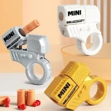 New Mini Finger Stress Relieving Rotating Turret Style Spinning Gun Toy, Cool Shooting Function - Multicolor - View 12