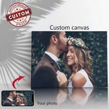 1 张定制海报印刷、个性化海报、特别海报 - 圣诞节定制照片海报、送给朋友和家人的独特礼物、家居墙壁艺术装饰、可定制的回忆和特殊时刻图像 - 彩色 - 查看 1