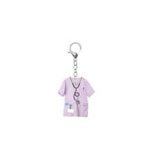 3pcs/1pc Nurse Keychain - 2D Acrylic Design With Stethoscope & Name Tag Acrylic Pendant - Perfect Gift For Nurse Appreciation Halloween School Letter Car Accessories Cute Goth Y2k