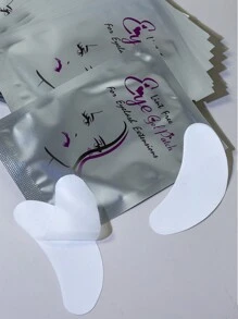 20/50 paires de tampons pour extension de cils convenant à l'extension de cils. Isolation des cils inférieurs pour éviter qu'ils ne tombent. Tampons pour les yeux, autocollants pour cils, outils pour cils