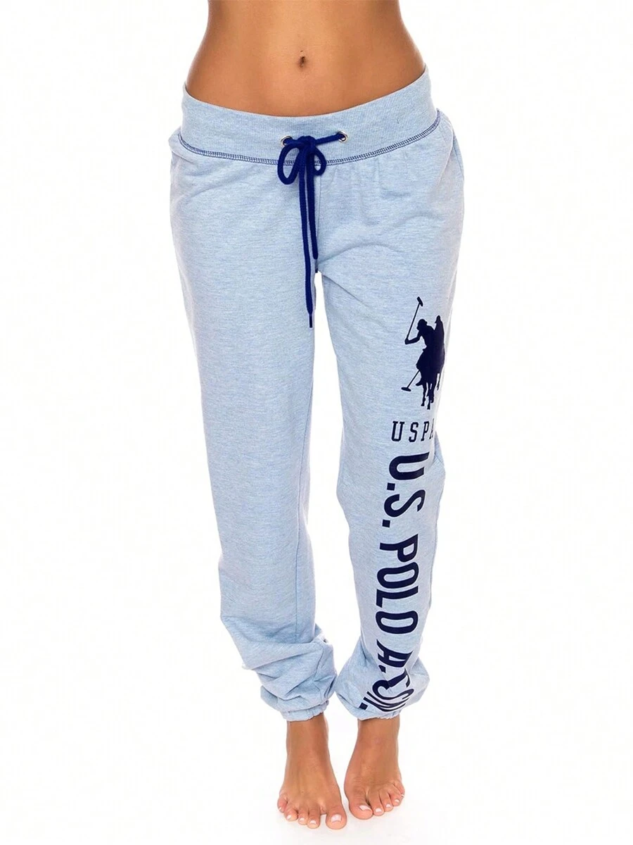 U.S. Polo Assn. Womens Sweatpants - Womens Joggers Sweats With Logo French Terry Sweatpants For Women - 藍色那邊 - 查看 1