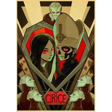 1 pieza Obra de arte de pared Póster sin marco Banda de rock fantasmal clásica de música vintage Póster de arte vintage Impresión de arte Decoración de pared de casa, bar, cafetería Arte Pop, Regalo de lienzo para cumpleaños y graduación - Multicolor - Ver 36