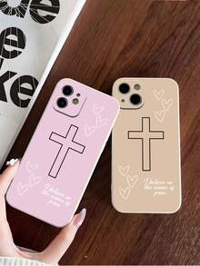 定制手机壳，可定制姓名、字母、标语，兼容 iPhone，防摔、耐磨、无指纹 TPU 软壳，个人、伴侣、家人、朋友、挚友、生日礼物、周年纪念礼物的合理选择 - 卡其色 - 查看 2