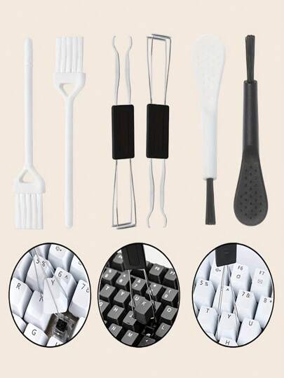 4個 ユニバーサルキーボードキーキャッププーラー、キースイッチリムーバー、ボタンエクストラクター、メンテナンスクリーニングツール