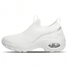 Women Walking Shoes With Arch Support Comfort Nursing Sneakers Non Slip Work Shoes - 白色 - 查看 3