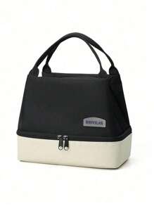 1个新款多巴胺大容量双层午餐包防水便携午餐盒包阳离子大容量保温袋冰袋加厚野餐包保温冷藏午餐盒包野餐旅行户外夏季沙滩女士野餐包保温午餐包多功能野餐包通勤便当包午餐盒午餐包女士学校教师露营返校冷藏包教室厨房保温午餐包，旅行必备 - 彩色 - 查看 7