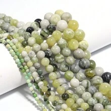 1 chiếc vòng cổ hạt ngọc bích Úc, hạt đá tự nhiên màu xanh lá cây 4/6/8/10mm - Ngọc Úc - Xem 5