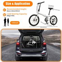 Folding Bike Foldable Bicycle With 7 Speed Gears 20-Inch Wheels Easy Folding City Bicycle With Disc Brake - White - View 9