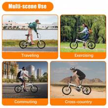 Folding Bike Foldable Bicycle With 7 Speed Gears 20-Inch Wheels Easy Folding City Bicycle With Disc Brake - White - View 7