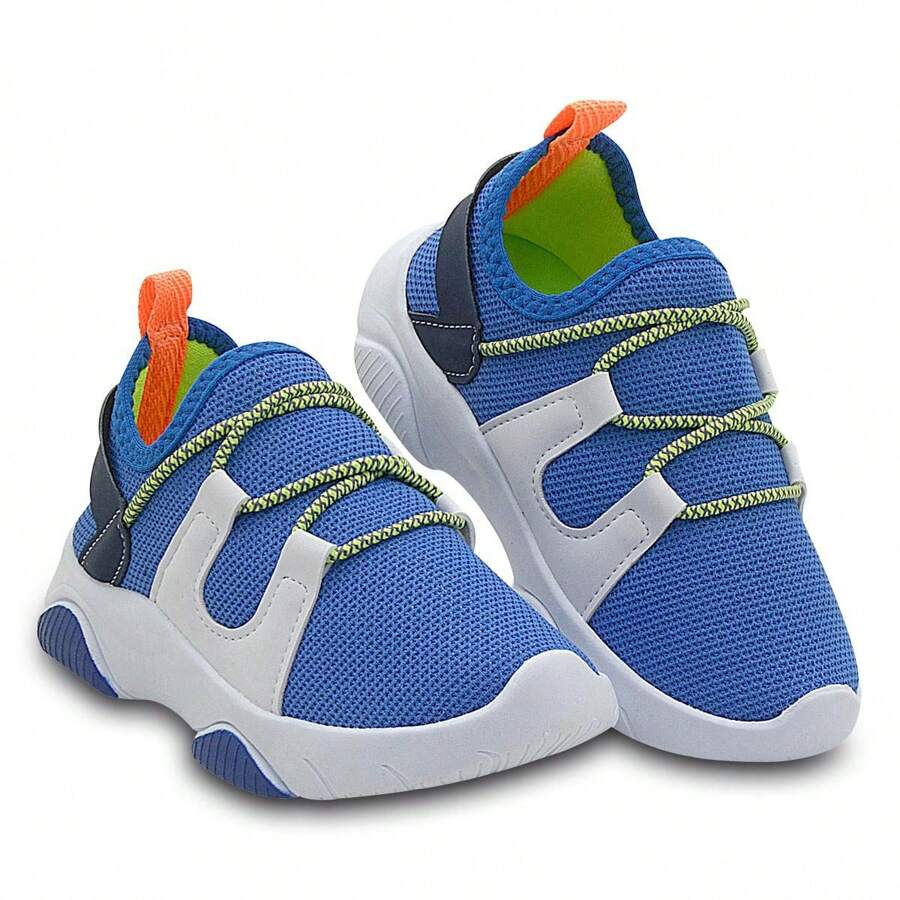 Pé com Pé Guty Boys' Tennis Shoes - 寶藍色 - 查看 1