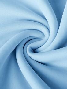 1pc Girl's Casual Faith Fear Printed Hoodie Sweatshirt, Thickened Long Sleeve Pullover For Young Students In Autumn/Winter