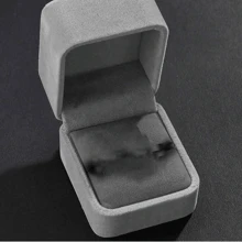Bague en acier inoxydable avec lettre de nom manuscrite personnalisée, avec boîte en velours de luxe pour couple, hommes et femmes
