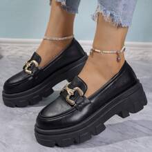 2025 Wiosna Damskie Skórzane Buty W Stylu Angielskim, Uniwersalne Mokasyny Studenckie W Stylu Vintage, Proszę Zamówić 1 Rozmiar Większy