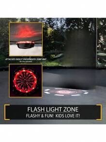 Bounce Pro 14 - Ft Trampoline Featuring Flash Lite Zone: A Fun - Filled Bouncing Experience - Black - View 3