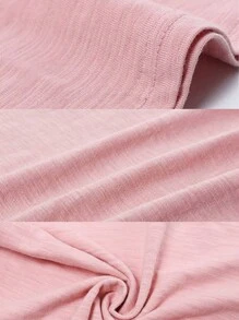 Camiseta Casual de bambú algodón Para Mujer Con Cuello En V - Blanco - Ver 8