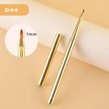 1/11 Peças Pincel Liner de Arte de Unhas, Pincel de Pintura com Padrão de Listras, Pincel de Extensão de Gel Acrílico UV, Caneta de Desenho e Escultura, Ferramenta de Manicure, Pincel de Unhas - Dourado - Visão 20