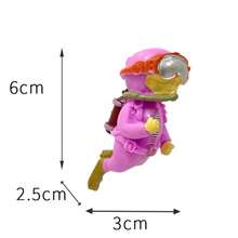 1 件创意浮动潜水员水族馆装饰、微型潜水员装饰品、鱼缸景观装饰 - 彩色 - 查看 15