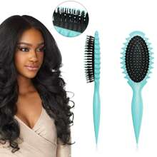 新升级版顺发梳、卷发定型刷、卷发刷、造型刷，用于顺发、定型和定型卷发，适合所有发质的男女