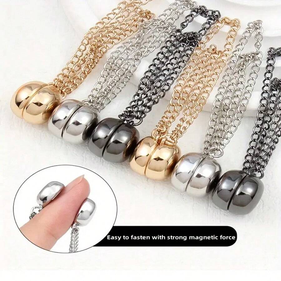 6 件装女士终极头巾伙伴 - 无缝百搭圆形设计，简约时尚 - 彩色 - 查看 1