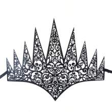 New European And American Style Hollow Crown Masquerade Mask Party Headpiece, Gold Crown Performance Costume Prop - Costume Props - View 11