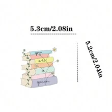 120PCS Reading Books Stickers Aesthetic Vinyl Stickers High Quality Stickers Decals Scrapbook,Journaling,Laptop,Bumper,Skateboard,Water Bottles,Computer,Phone Stickers Can Bring A Lot Of Fun To Your Life,The Perfect Gift For Adults