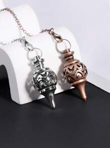 1 pieza Péndulo de metal color oro de cobre para escrutinio, meditación, equilibrio de chi, sanación corporal, chakra y espiritualidad - Péndulo - Ver 4