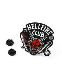1 pieza Accesorio decorativo de moda de estilo punk en forma de animal oscuro de metal, insignia/pin para prendas de vestir y bolsas, amuleto para ropa y mochilas escolares