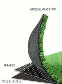 1PC Artificial Turf Carpet Fake Turf Outdoor Football Field Project Enclosure Kindergarten Green Mat Simulation Lawn