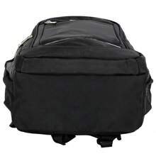 Fashionable Functional Backpack, 47x35x20cm, Black Color, Large Capacity, Anti-Pollution, Water-Resistant, Multi-Pockets, Suitable For School, Travel, Work, Casual, Lightweight 0.7kg, New Arrivals, Travel Essential, Holiday Essential, Elegant Style, Basic Style, Enter Spring, Comfortable, Family Outing, Special Gift, Top Item, Spring/Summer, Contrast Color, Unisex - الأسود - مشاهدة 5