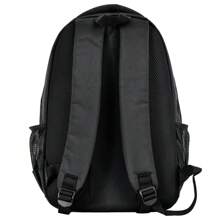 Fashionable Functional Backpack, 47x35x20cm, Black Color, Large Capacity, Anti-Pollution, Water-Resistant, Multi-Pockets, Suitable For School, Travel, Work, Casual, Lightweight 0.7kg, New Arrivals, Travel Essential, Holiday Essential, Elegant Style, Basic Style, Enter Spring, Comfortable, Family Outing, Special Gift, Top Item, Spring/Summer, Contrast Color, Unisex - الأسود - مشاهدة 3
