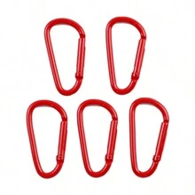 10 chiếc móc khóa leo núi hình chữ D sơn màu 35mm, kẹp móc chìa khóa bằng hợp kim Phụ kiện trang sức DIY - Carabiner hình chữ D - Xem 17