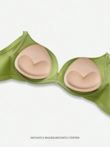 Women's Invisible Padding Magic Bra Inserts Sponge Bra, Breast Push Up Pads, Swimsuit Silicone Bra Pad, Nipple Cover Stickers Patch