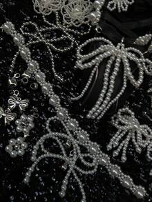 鞋履配件纯手工编织DIY配件多种方式适合多种类型 - 白色 - 查看 11