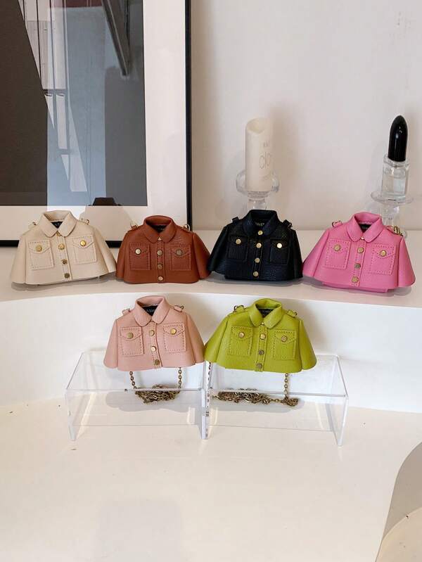 Geantă super mini, la modă, personalizată, în formă de îmbrăcăminte, drăguță, accesoriu versatil, poșetă crossbody, în ciuda utilității reduse