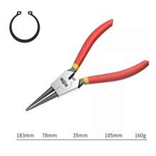 Ring Lock Pliers Kit Set 4 Internal And External Pieces - 紅色 - 查看 5