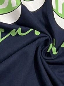 Men's T-Shirt Printed Lemon Soda Summer Short Sleeve Fashion Unisex - 藏蓝色 - 查看 2