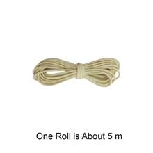 Cordão elástico de 2,5 mm, cordão elástico para fazer joias, pulseiras, contas, faça você mesmo, tiras de gancho de costura, cinta de amarração para acampamento (5 metros por pacote)
