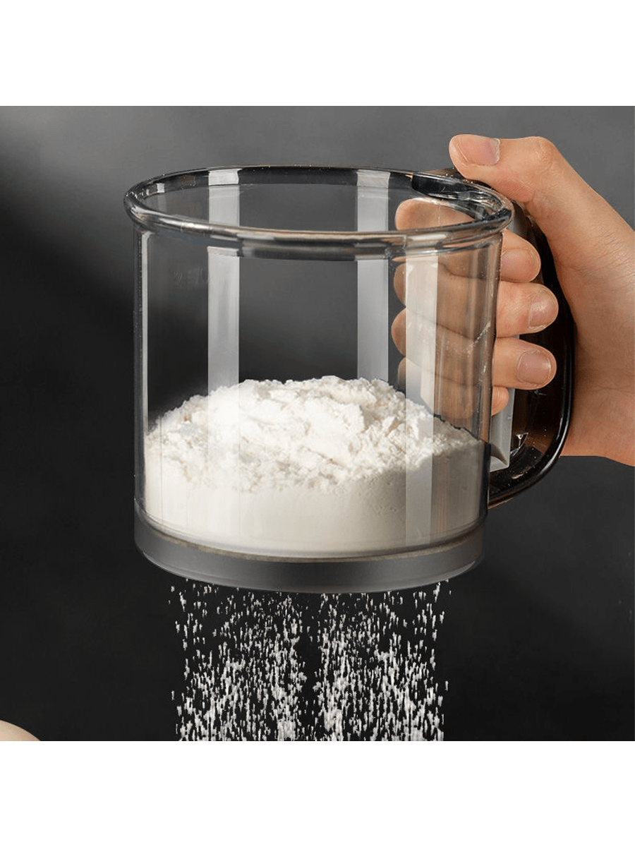 منخل طحين يدوي ضاغط، أداة خبازة لغربلة الطحين، منخ...