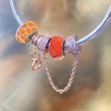 1pc Original Handmade Murano Glass Charm, Authentic Murano Glass Charms For Bracelets, Murano Faceted Charms, Handmade Diy Bead Charms, Jewellery Gifts For Women - Faceted - View 6