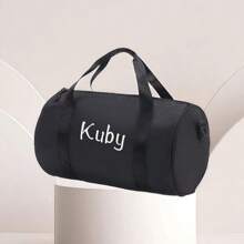 Personalized Fashion Dance Bag For Women, Shoulder Ballet Latin Street Dance Gym Yoga Messenger Bag (Black) Letter Portable, Multifunction, Versatile, Large Capacity, Functional, Practical, All-Purpose Contracted, Vacay Vibes/Vacation, Minimalist, Leisure, Preppy, Business Casual, Commuting Personalized, Custom, Customized Personalized Gifts For Women, Crossbody Bag/Cross Body, Travel Bag, Shoulder Tote Bag Ideal Gifts For Her Girlfriend, Family, Friends, Women, Rookies & White-Collar Workers