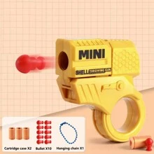 New Mini Finger Stress Relieving Rotating Turret Style Spinning Gun Toy, Cool Shooting Function - Multicolor - View 16