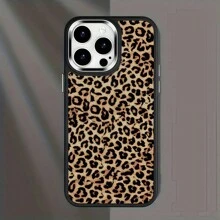 Funda de teléfono con estampado de leopardo o guepardo de animal de manzana compatible con iPhone 15/14/13/12/11, iPhone 15/15 Plus/15 Pro/15 Pro Max, iPhone 14/14 Plus/14 Pro/14 Pro Max, iPhone 13/13 Pro/13 Pro Max, iPhone 12/12 Pro/12 Pro Max, iPhone 11/11 Pro/11 Pro Max, iPhone X/XS/XR/XS Max, iPhone 8/8 Plus/7/7 Plus/SE2/SE3